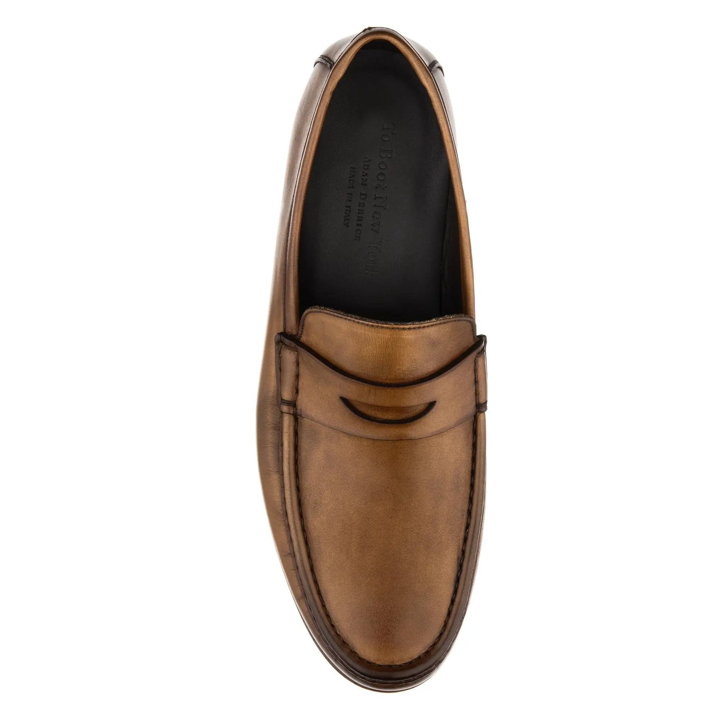 Clapton Medium Tan Calf Penny Loafer - To Boot New York