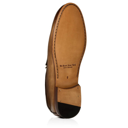 Clapton Medium Tan Calf Penny Loafer - To Boot New York