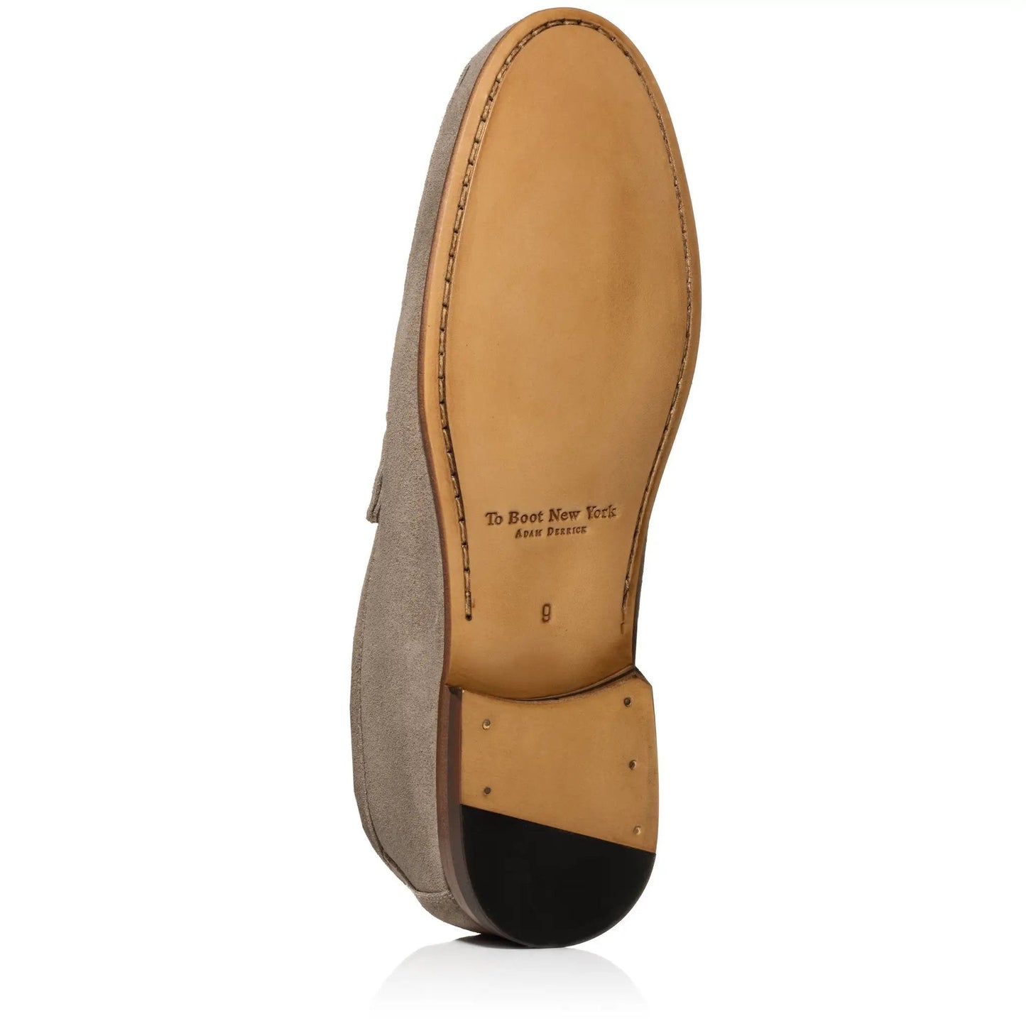 Dylan Taupe Suede Slip-On Penny Loafer - To Boot New York