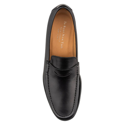 Evans Black Calf Penny Loafer Slip-on - To Boot New York