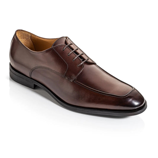 Dimitri Burnished Brown Leather Derby Oxford - To Boot New York