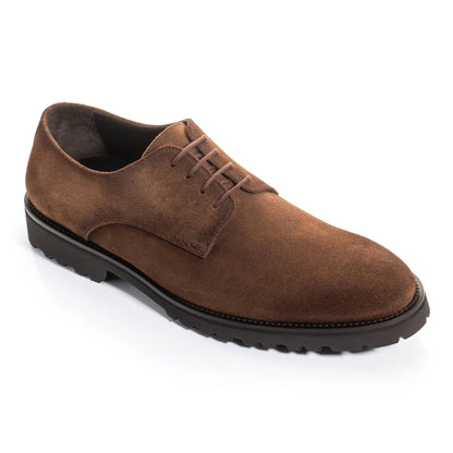 Parkrose Brown Suede Derby Oxford - To Boot New York