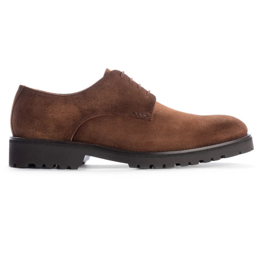 Parkrose Brown Suede Derby Oxford - To Boot New York