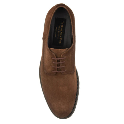 Parkrose Brown Suede Derby Oxford - To Boot New York