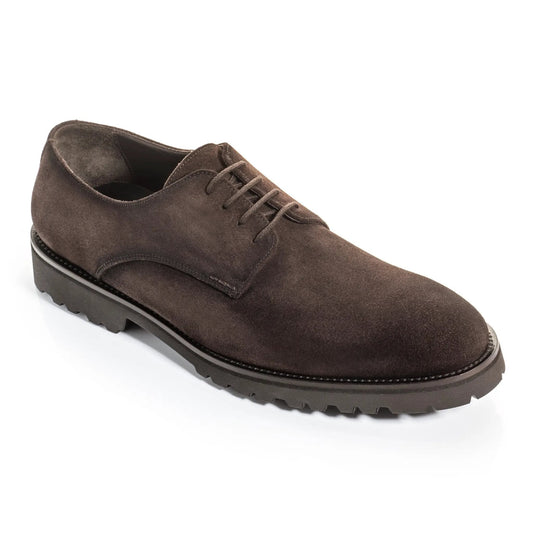 Parkrose Dark Brown Suede Derby Oxford - To Boot New York
