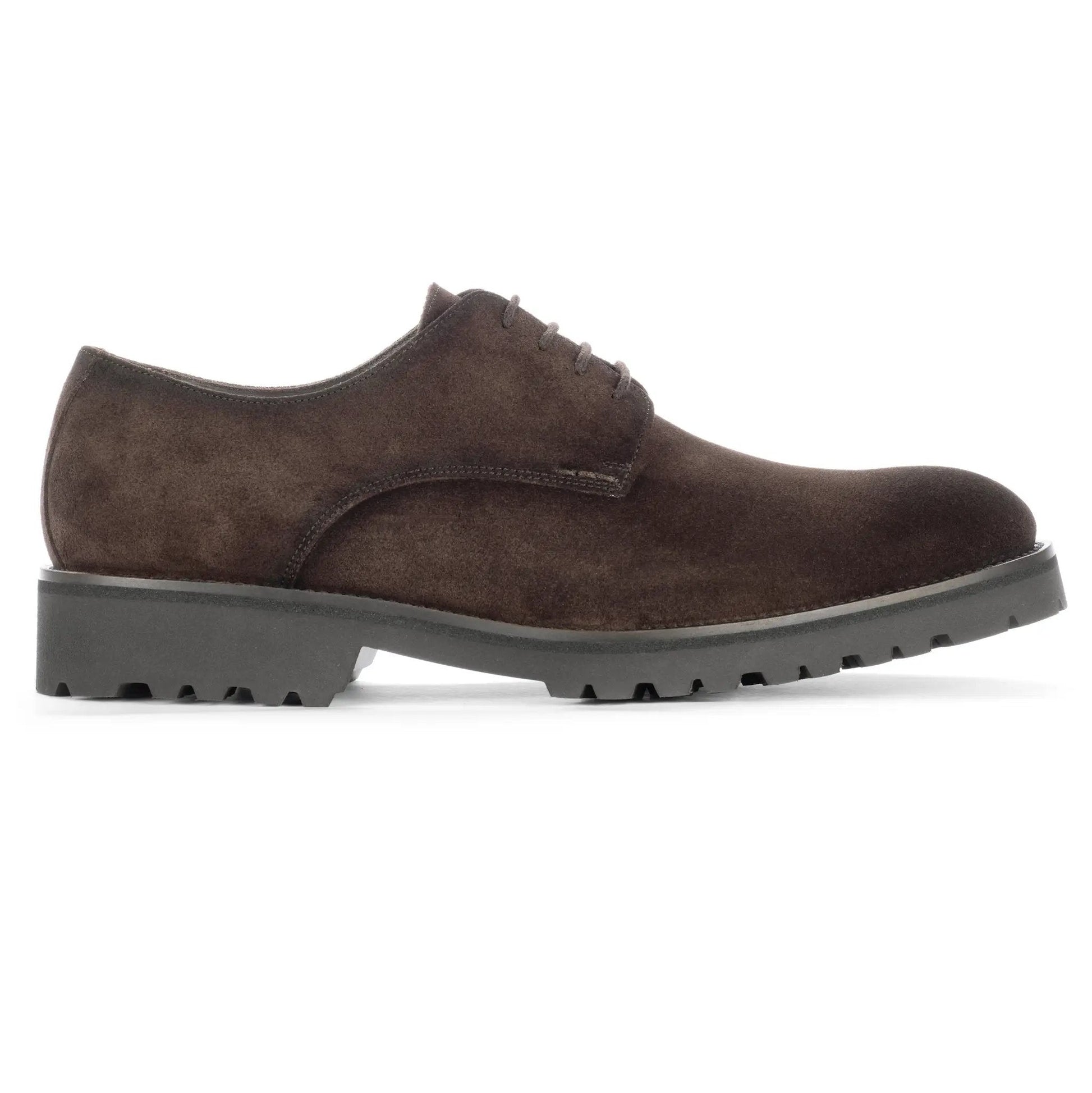 Parkrose Dark Brown Suede Derby Oxford - To Boot New York