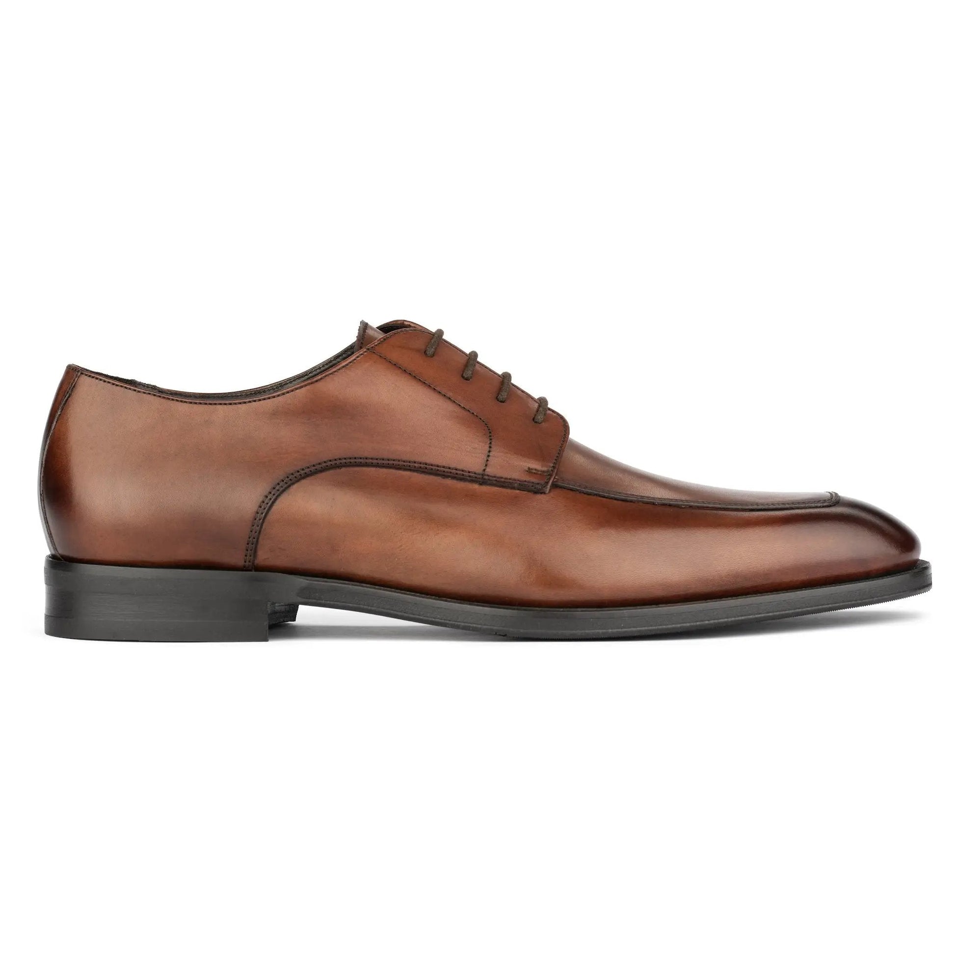 Shatner Burnished Brown Apron Oxford - To Boot New York