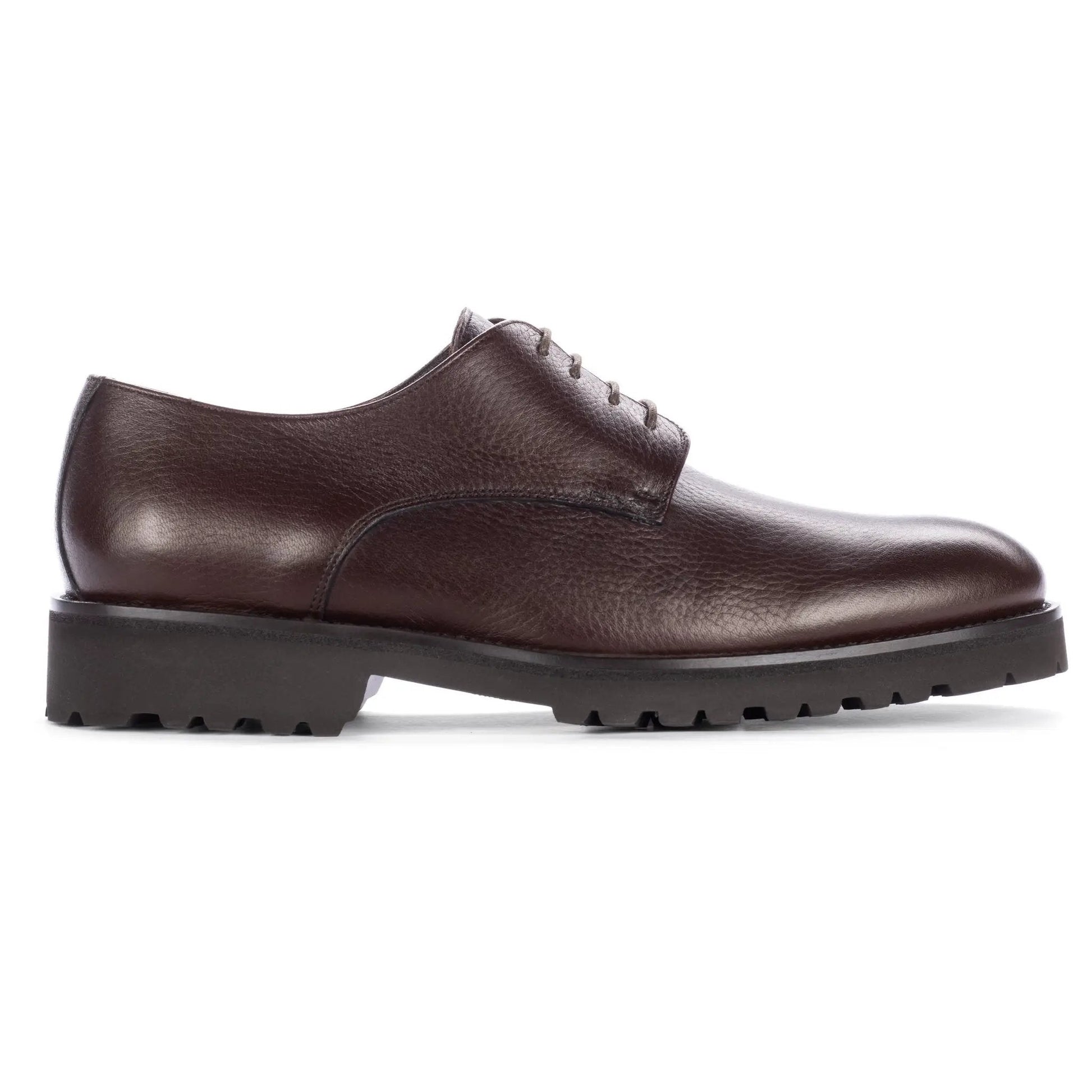 Williamsburg Dark Brown Deerskin Oxford Lace-Up - To Boot New York