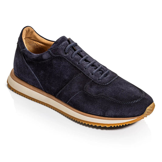 Fanning Navy Blue Suede Sneaker - To Boot New York