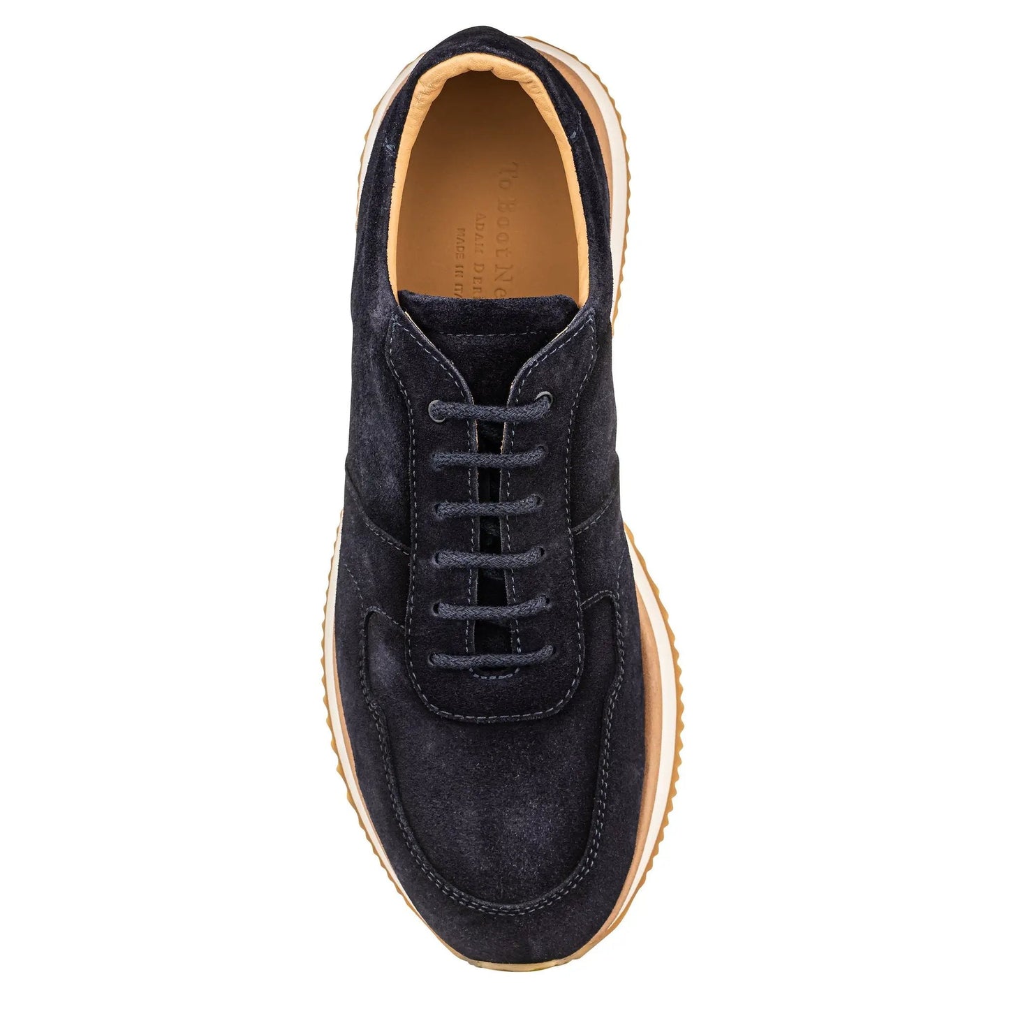 Fanning Navy Blue Suede Sneaker - To Boot New York