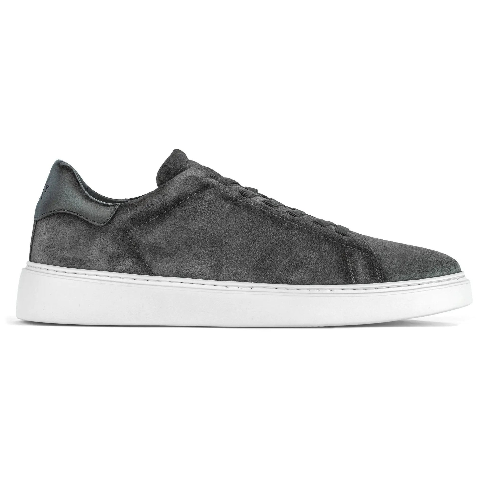 James Grey Aero Suede Stretch Lace Luxury Low-Top Sneaker - To Boot New York