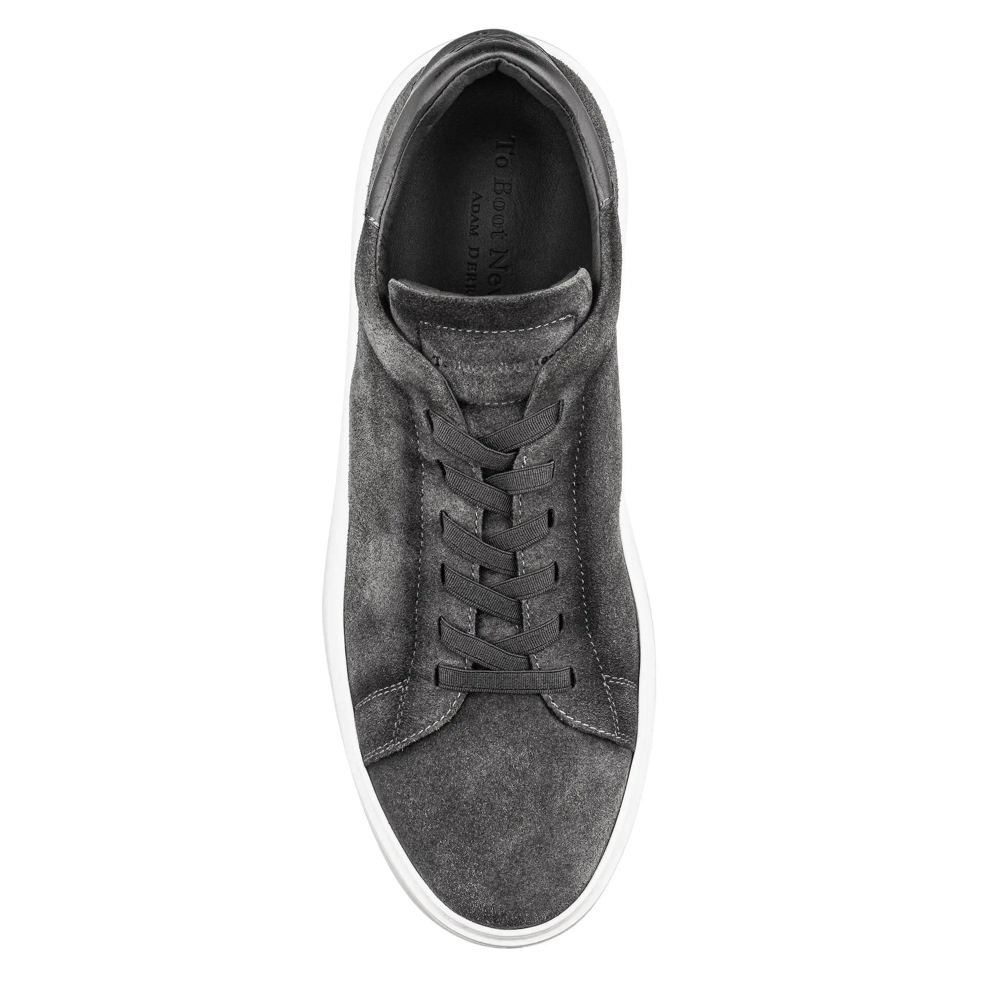 James Grey Aero Suede Stretch Lace Luxury Low-Top Sneaker - To Boot New York