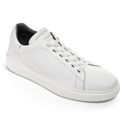 James White Leather Stretch Lace Luxury Low-Top Sneaker - To Boot New York