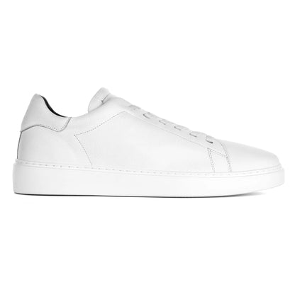 James White Leather Stretch Lace Luxury Low-Top Sneaker - To Boot New York