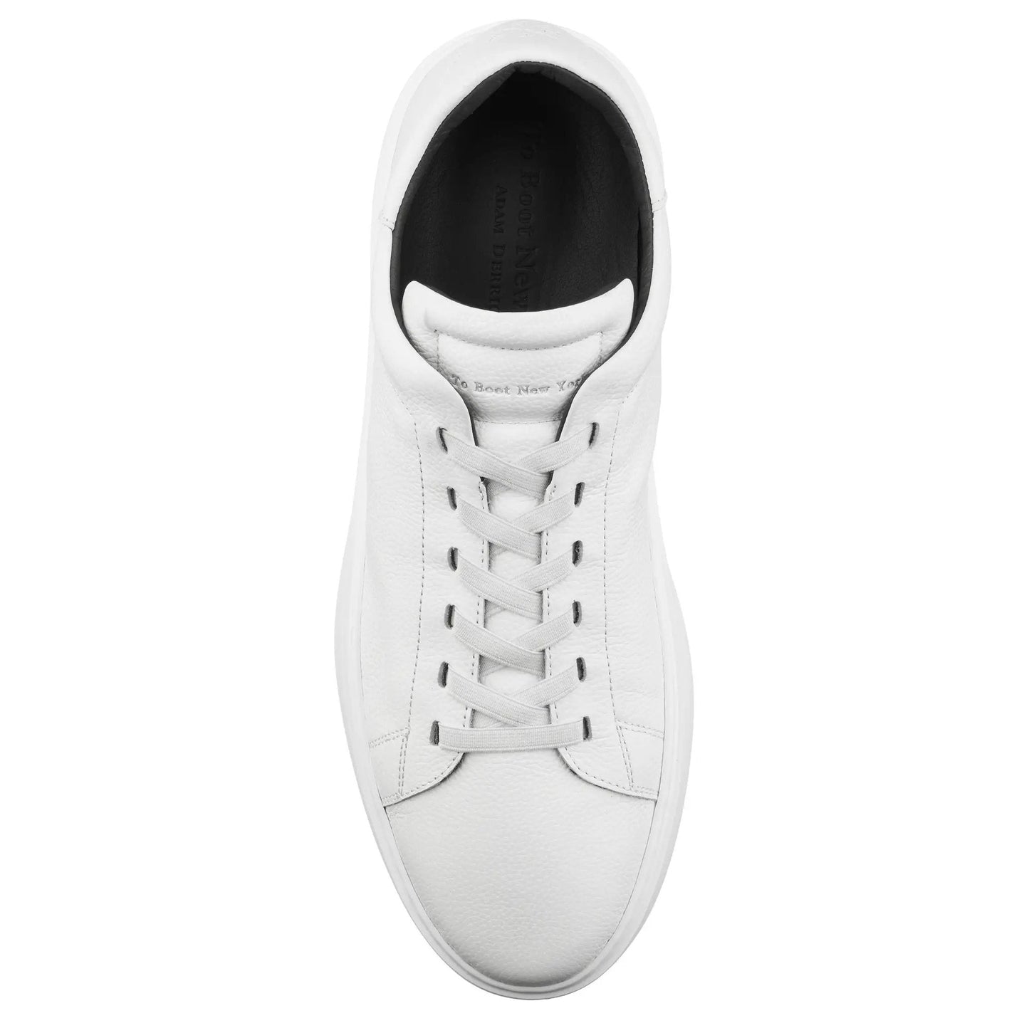 James White Leather Stretch Lace Luxury Low-Top Sneaker - To Boot New York
