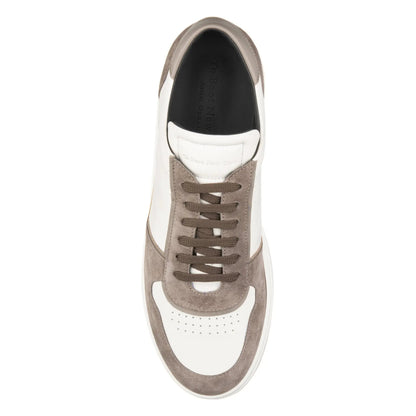 Lennon White/Chocolate/Taupe Court Sneaker - To Boot New York