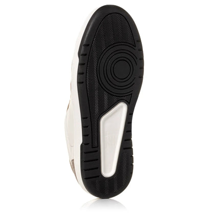 Lennon White/Chocolate/Taupe Court Sneaker - To Boot New York