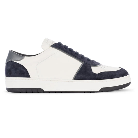 Lennon White/Navy/Grey Court Sneaker - To Boot New York