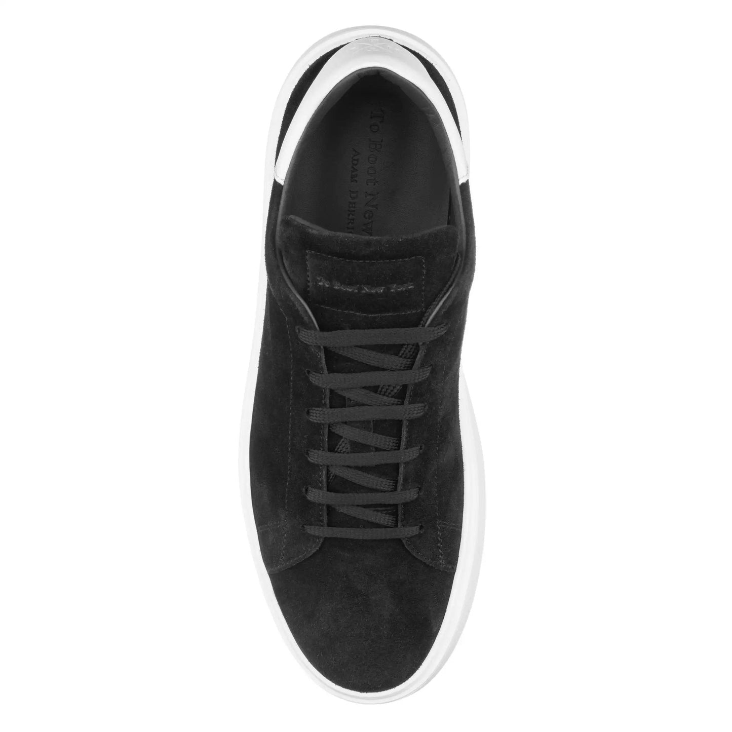 Mathis Black/White Suede Sneaker - To Boot New York