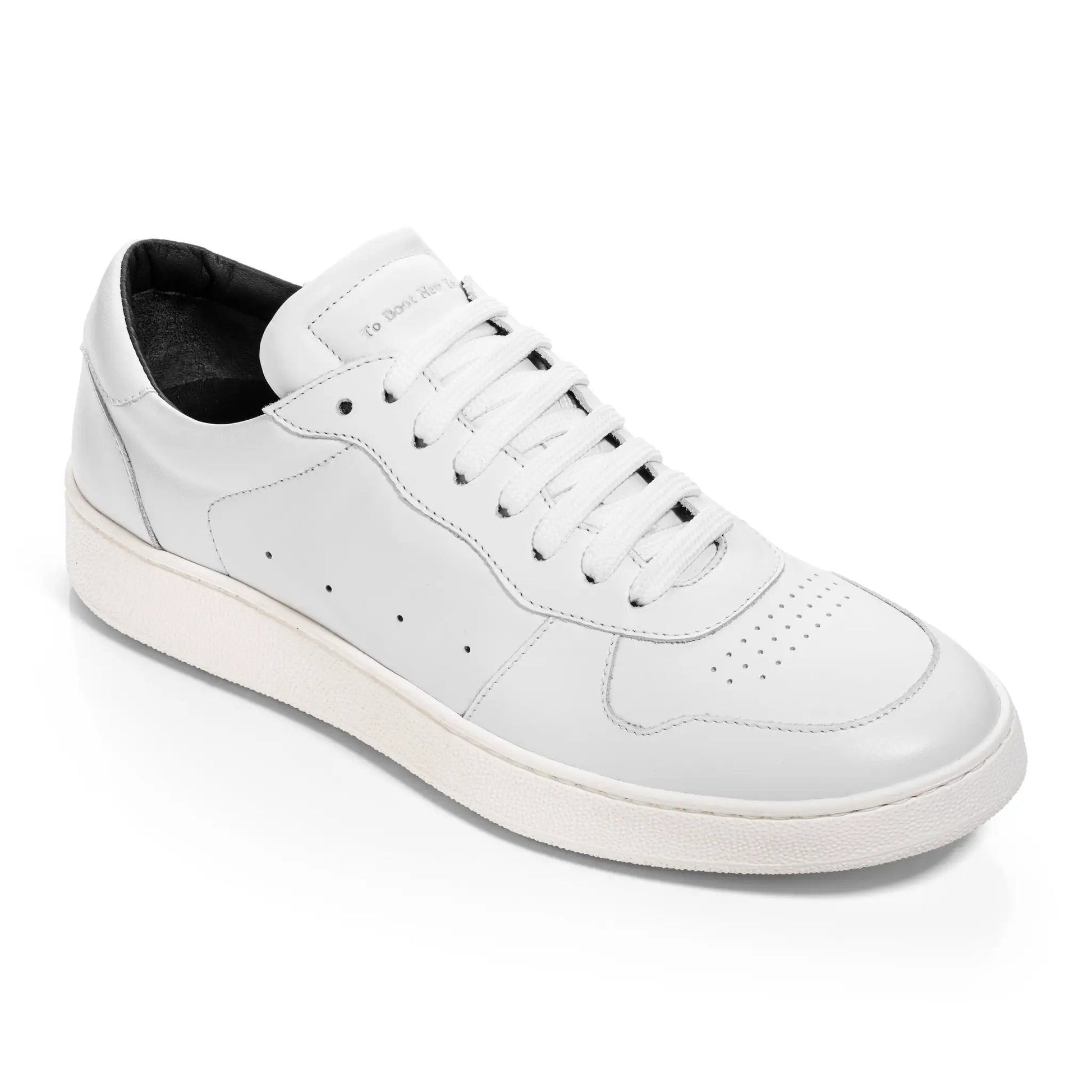 Middleton All-White Calf Court Sneaker - To Boot New York