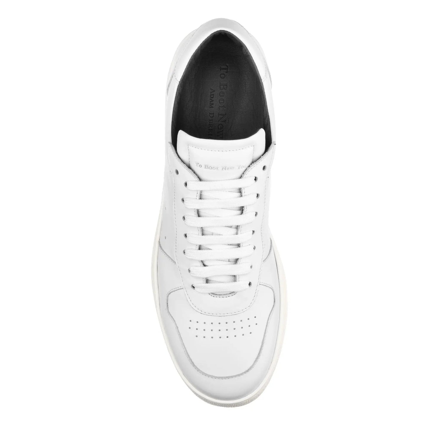 Middleton All-White Calf Court Sneaker - To Boot New York
