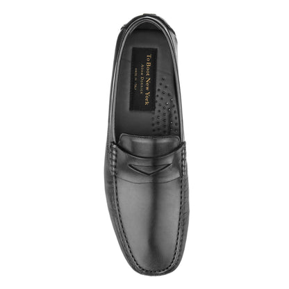 Palo Alto Black Penny Driving Loafer - To Boot New York