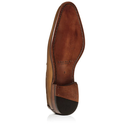 Maurizio Medium Tan Calf Tassel Loafer - To Boot New York