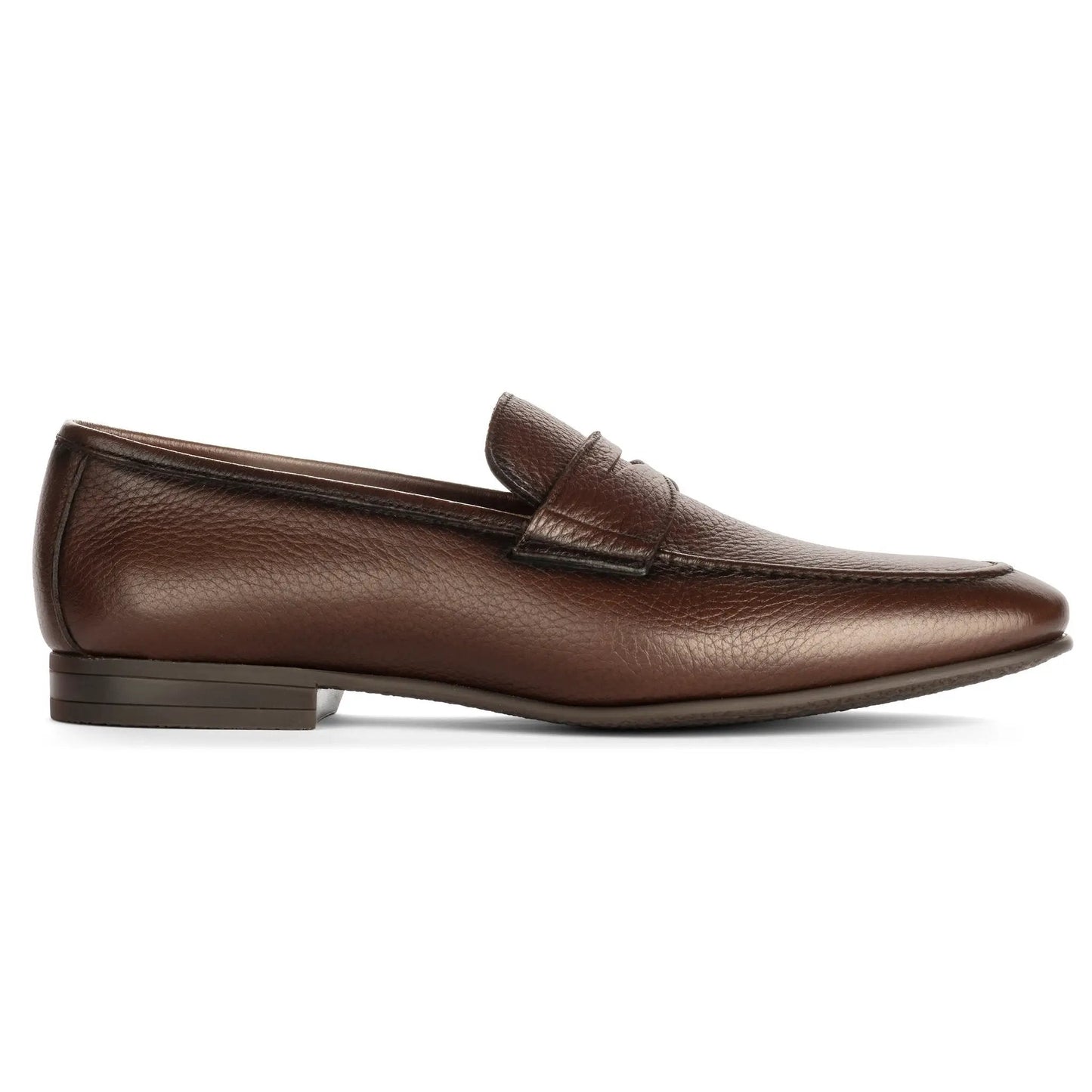 Merritt Brown Deerskin Leather Penny Loafer Slip-On - To Boot New York