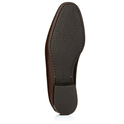 Merritt Brown Deerskin Leather Penny Loafer Slip-On - To Boot New York