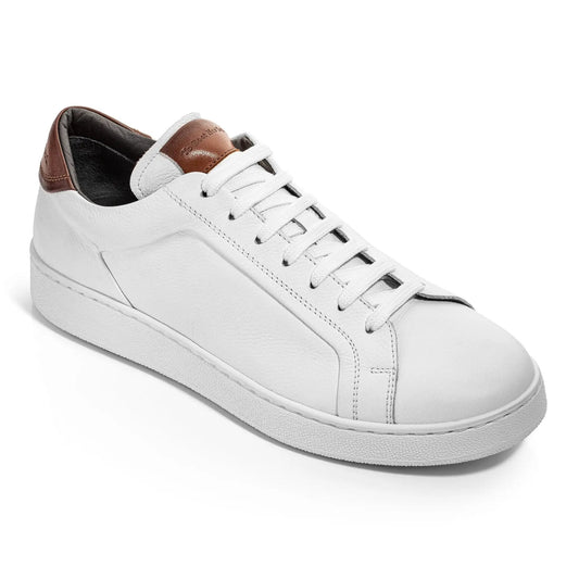 Monterey White/Tan Leather Sneaker - To Boot New York
