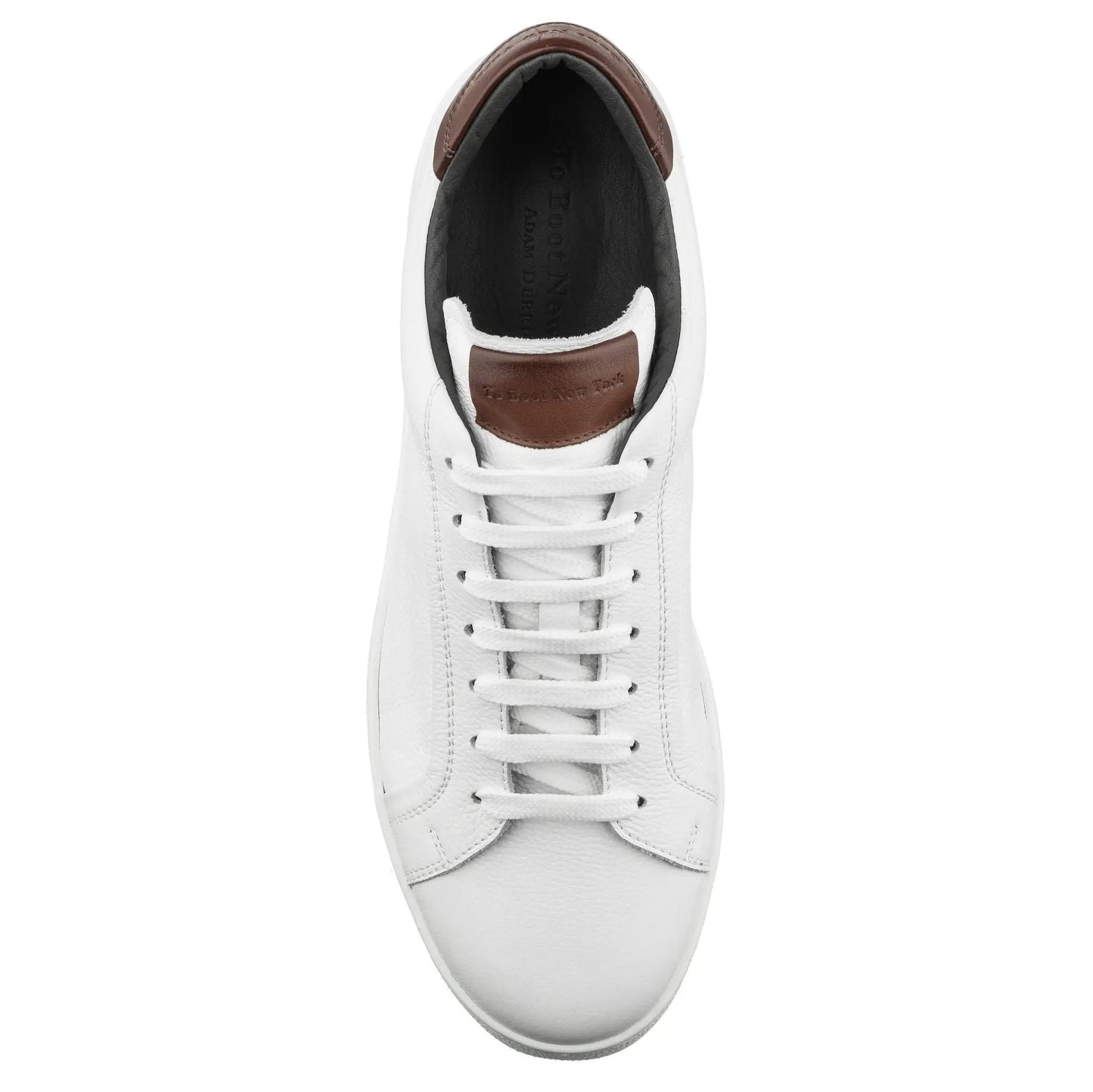 Monterey White/Tan Leather Sneaker - To Boot New York