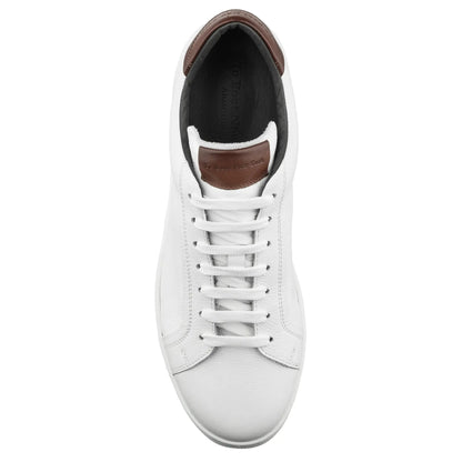 Monterey White/Tan Leather Sneaker - To Boot New York