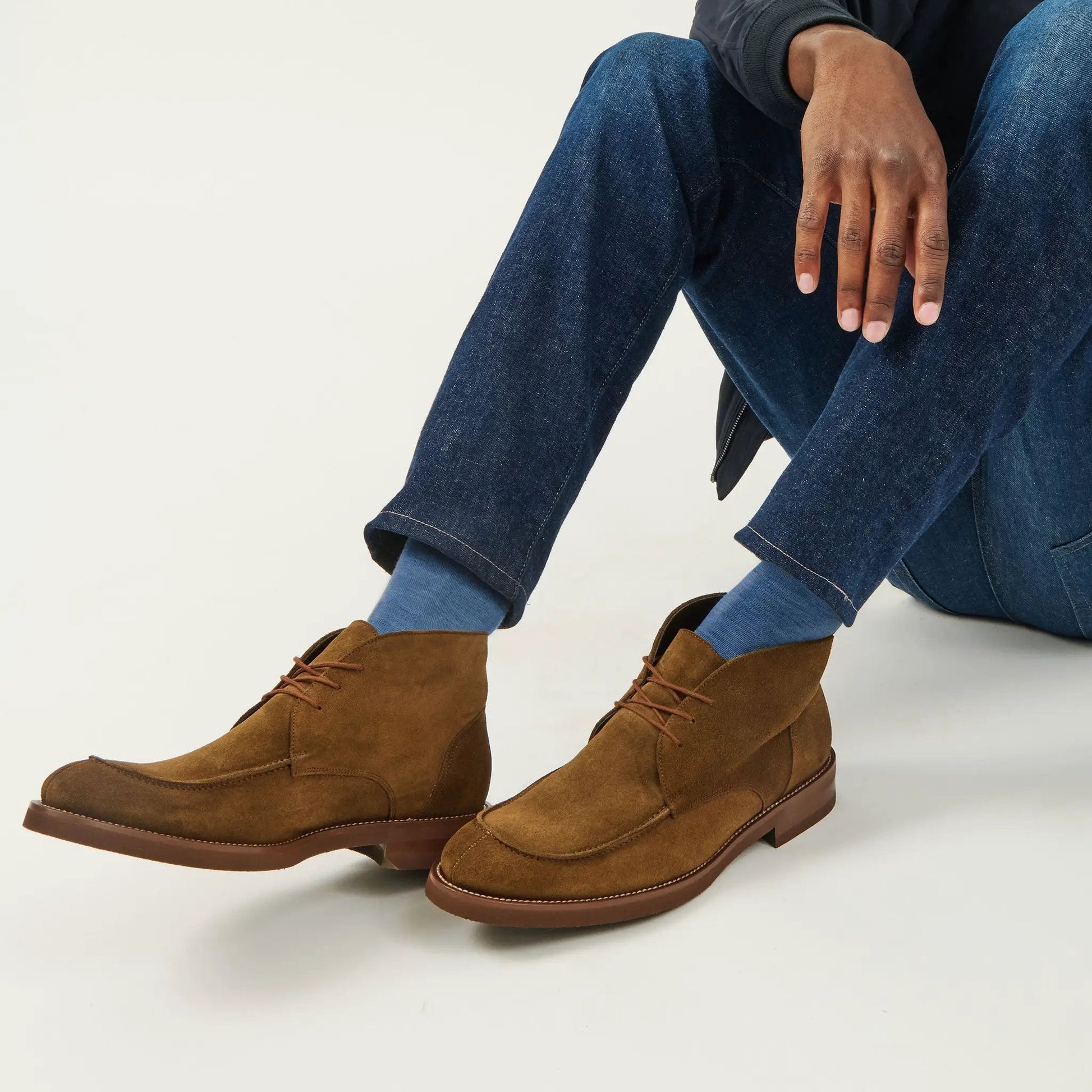 Parker Mid Brown Suede Lace Chukka Boot - To Boot New York