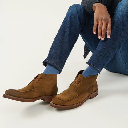 Parker Mid Brown Suede Lace Chukka Boot - To Boot New York