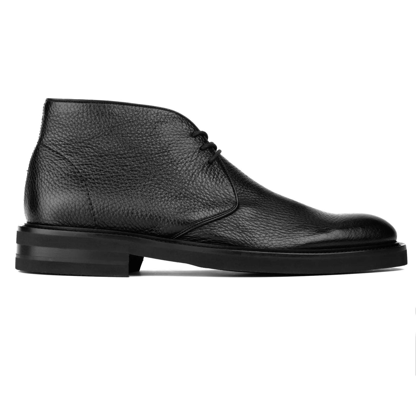 Vista Black Deerskin Chukka Boot - To Boot New York