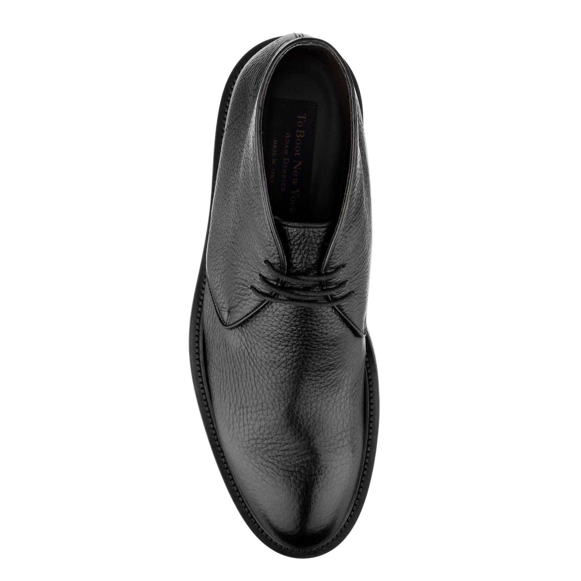 Vista Black Deerskin Chukka Boot - To Boot New York
