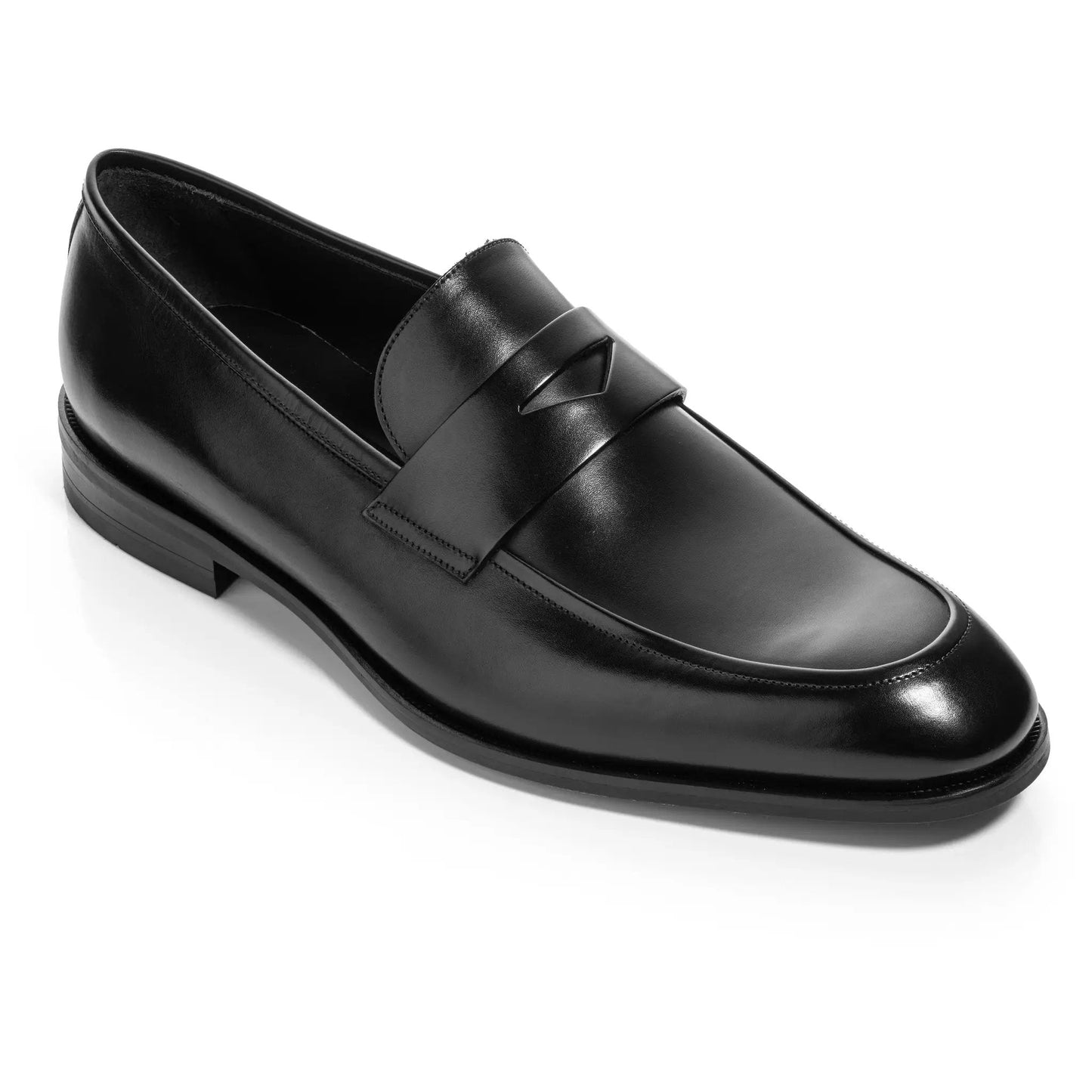 Jagger Black Calf Penny Loafer - To Boot New York