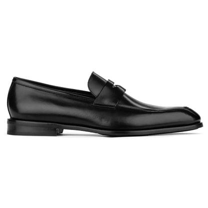 Jagger Black Calf Penny Loafer - To Boot New York