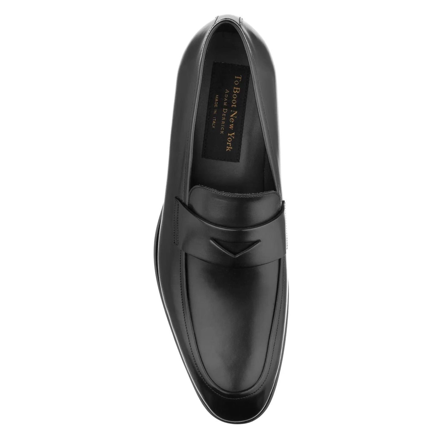Jagger Black Calf Penny Loafer - To Boot New York