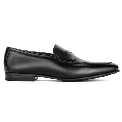 Keats Black Calf Slip-on Penny Loafer - To Boot New York