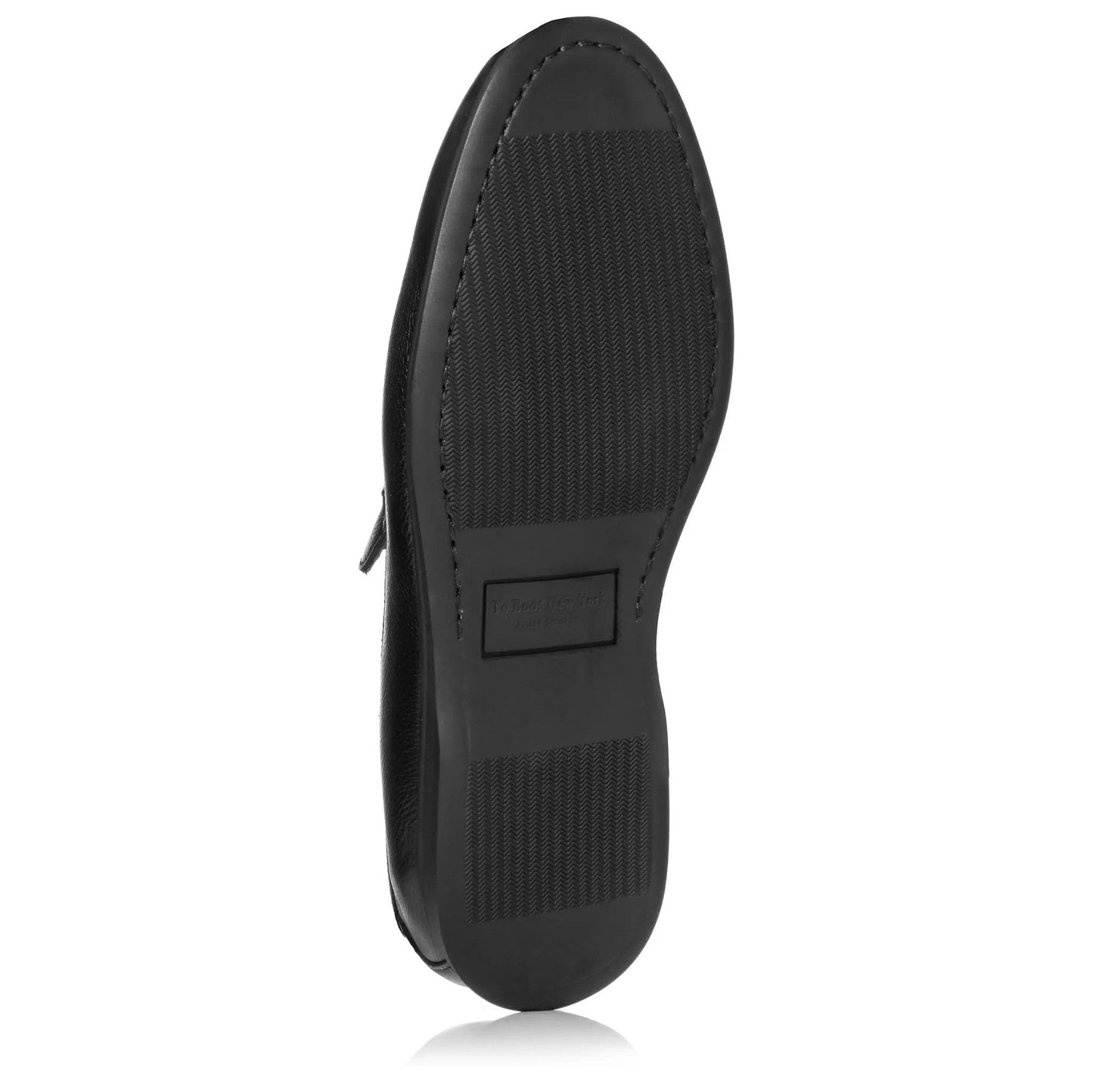 Kendall Black Pebble Grain Luxury Casual Loafer - To Boot New York