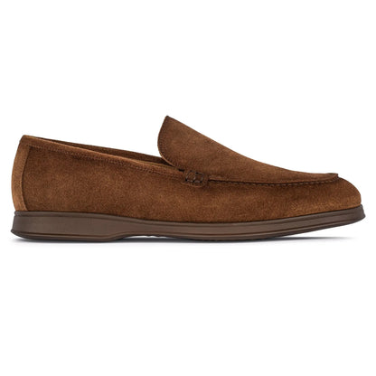Kendall Mid Brown Aero Suede Luxury Casual Loafer - To Boot New York