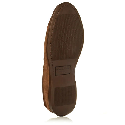 Kendall Mid Brown Aero Suede Luxury Casual Loafer - To Boot New York