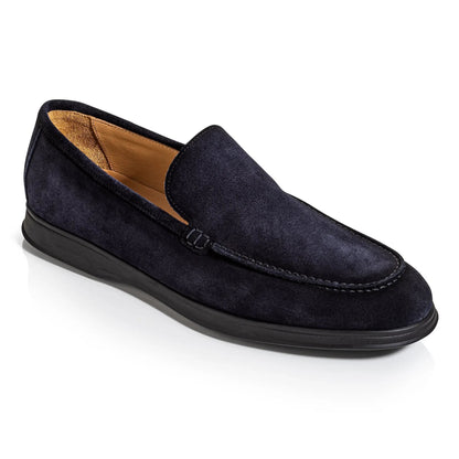 Kendall Navy Blue Aero Suede Luxury Casual Loafer - To Boot New York