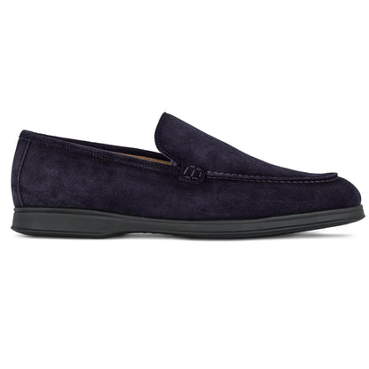 Kendall Navy Blue Aero Suede Luxury Casual Loafer - To Boot New York