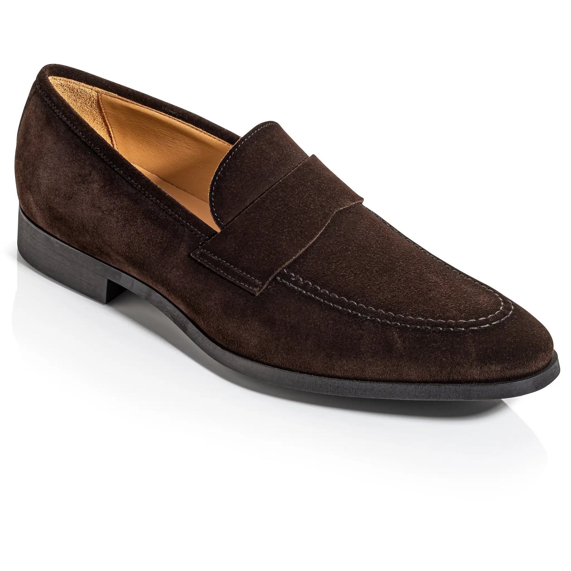 La Salle Brown Suede Saddle Strap Loafer - To Boot New York