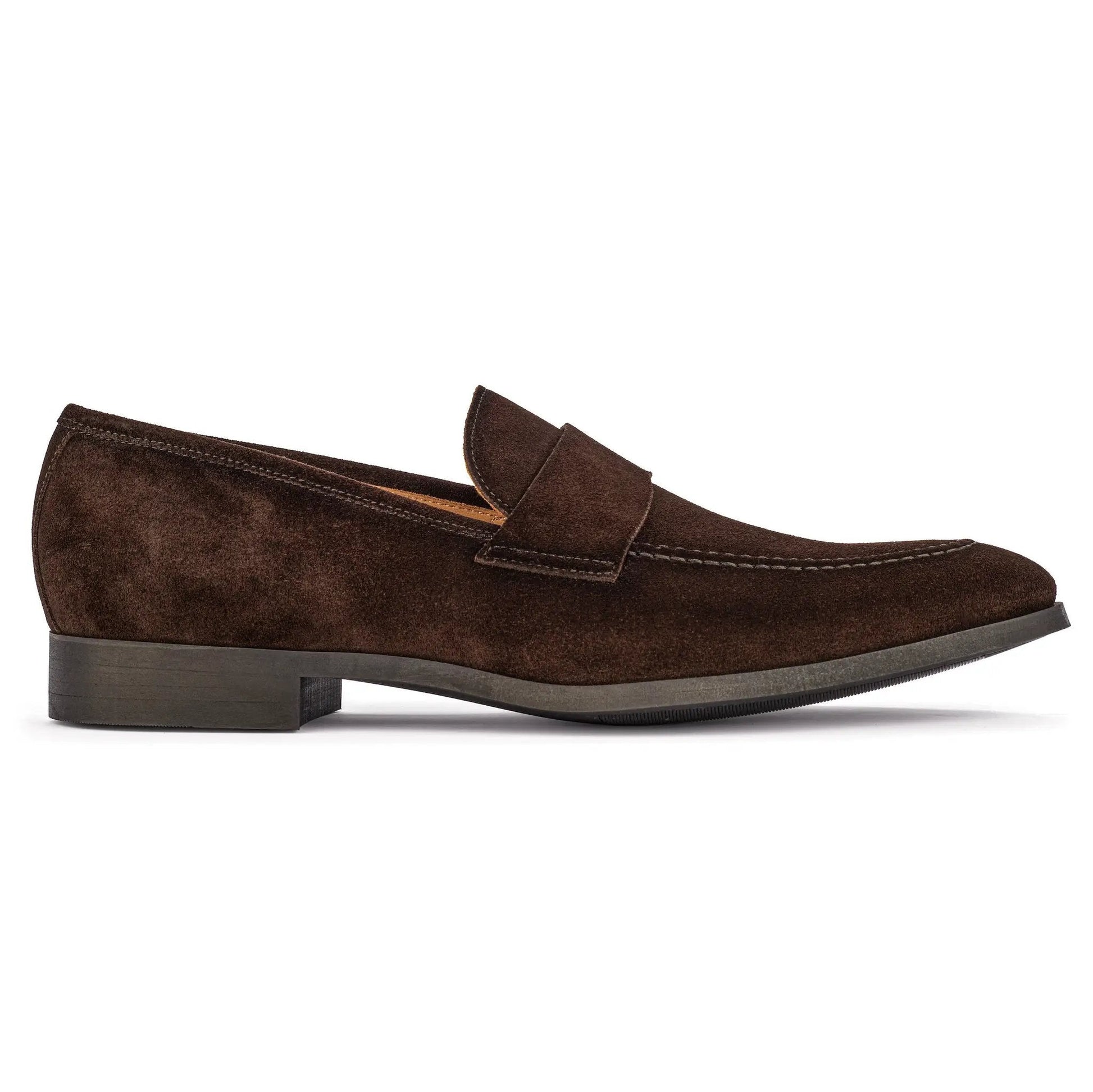La Salle Brown Suede Saddle Strap Loafer - To Boot New York