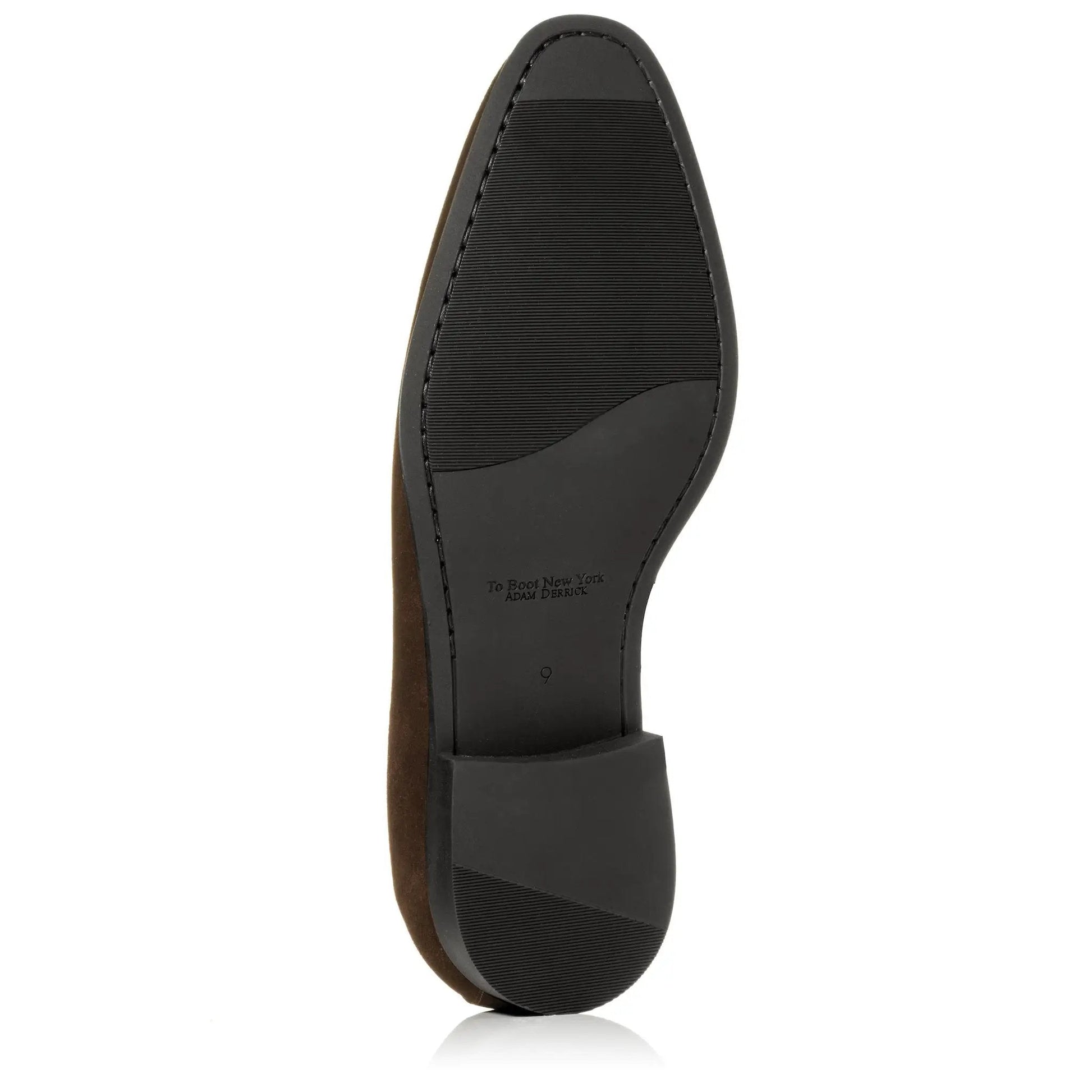 La Salle Brown Suede Saddle Strap Loafer - To Boot New York
