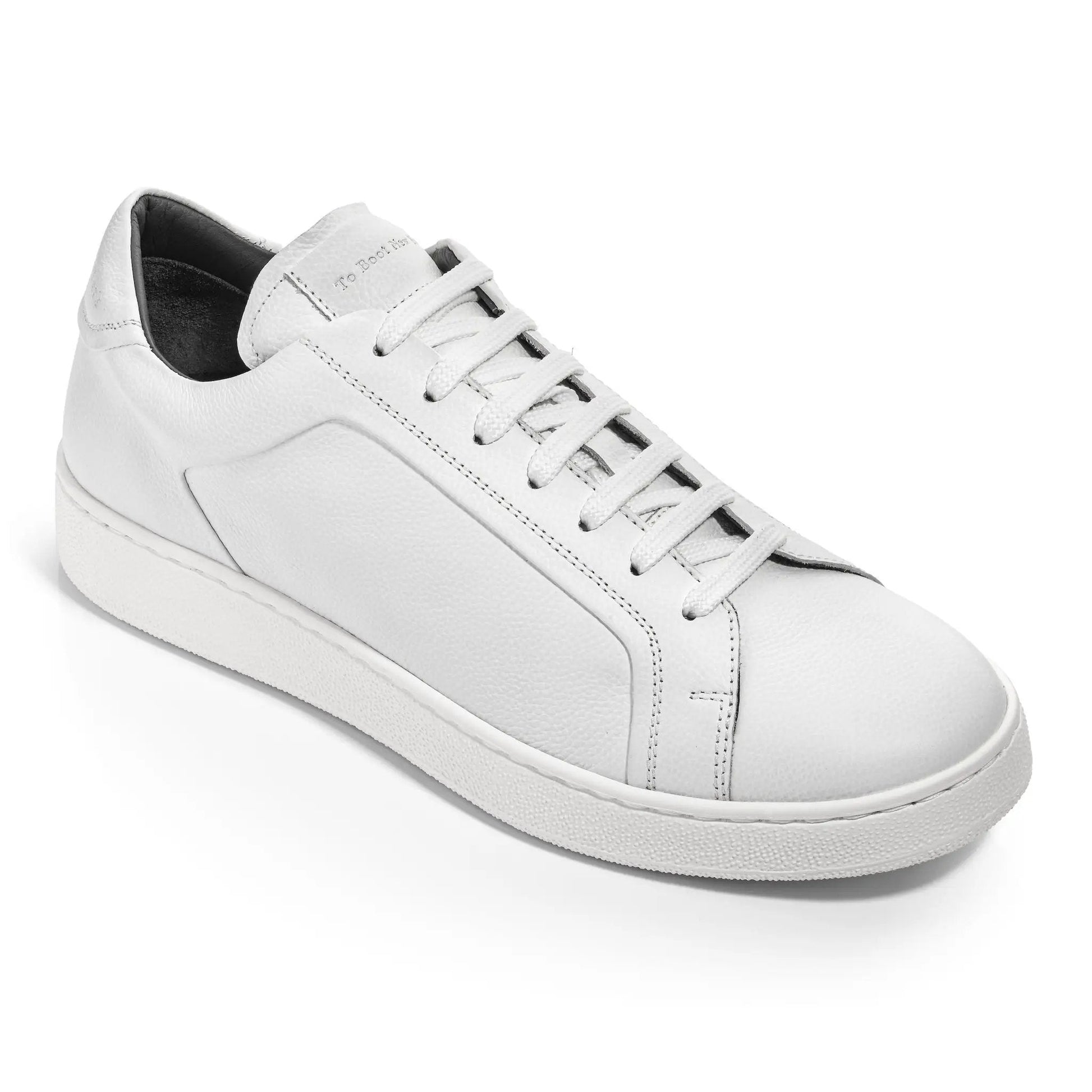 Monterey White / White Full Grain Leather Sneaker - To Boot New York