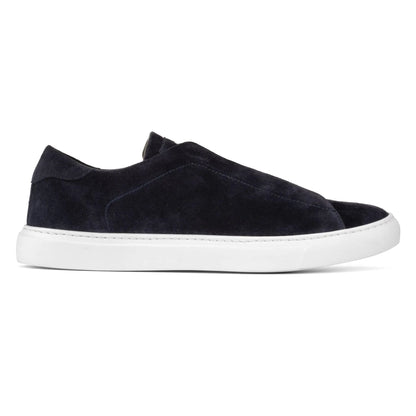 Stone Navy Suede Slip-On Sneaker - To Boot New York